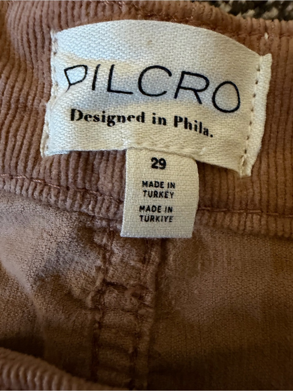 Austyn Tan Corduroy 29 Anthropologie High Rise Wide Leg Jeans Pants NWOT $158 - Picture 8 of 9